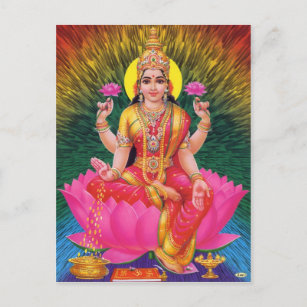 Cartão Postal Série Hindu Deity
