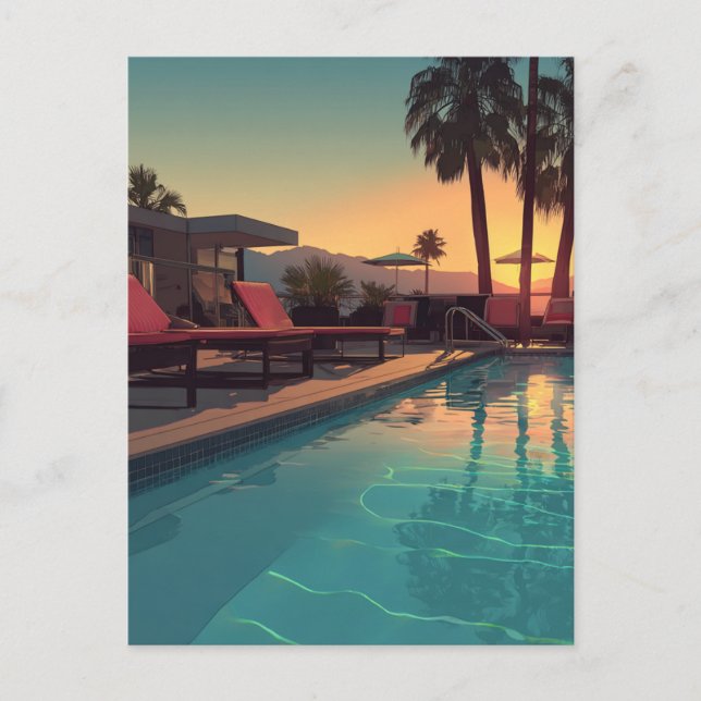 Cartão Postal SÉRIE INICIAL DE piscina nº 1 (Frente)