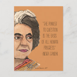Cartão postal série "Irmandade" - Indira