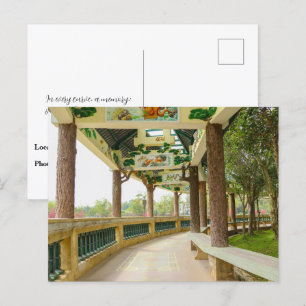Cartão Postal Série Li Garden: Onde A Natureza Encontra Arte