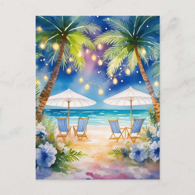 Cartão Postal Série papais noeis Barbara pelo artista Jan Turner (Frente)