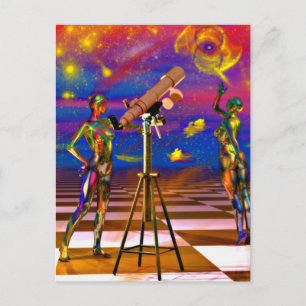 Cartão Postal Série Surrealismo de Arte