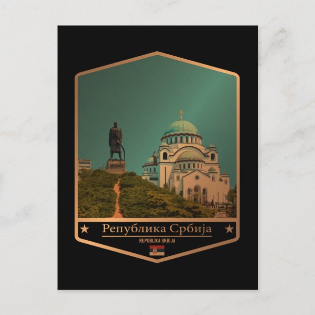 Cartão Postal Sérvia (Frente)