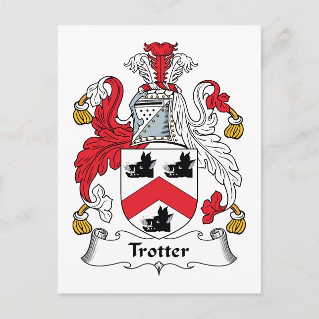 Cartão Postal Serviço da Família Trotter (Frente)