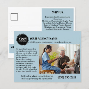 Cartão Postal Serviço de Assistência Domiciliar Promocional ou d