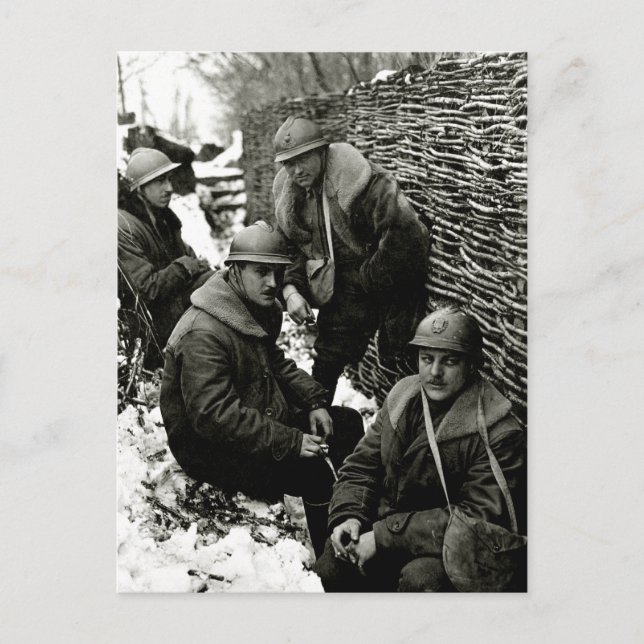 Cartão Postal Serviço de Campo Americano WWI (Frente)