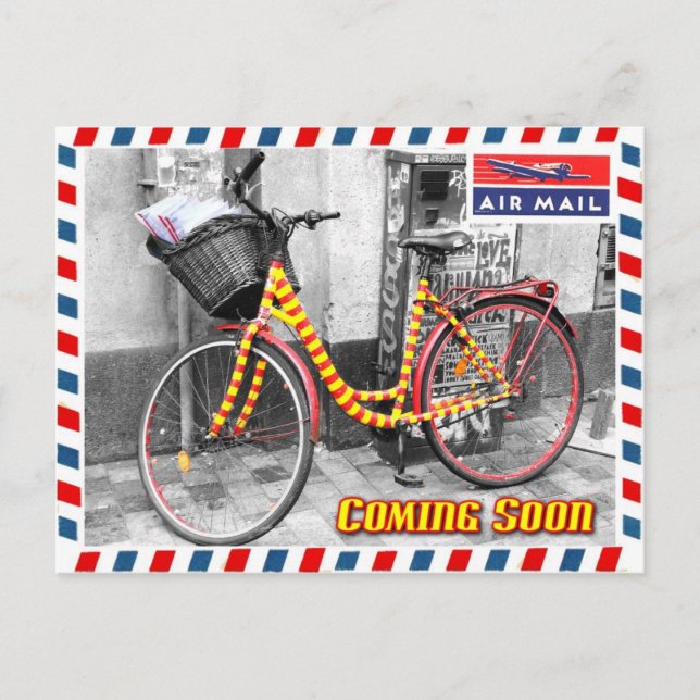 Cartão Postal Serviço de Correio Aéreo em breve. . . (Frente)