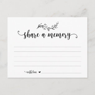 Cartão Postal Serviço Funeral, Fonte Preta, Compartilhe um cartã