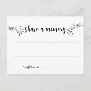 Cartão Postal Serviço Funeral, Fonte Preta, Compartilhe um cartã