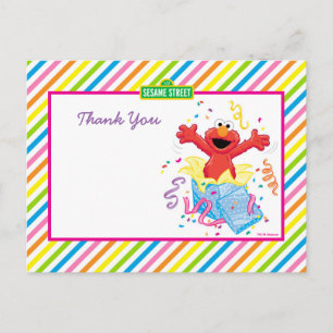 Cartão Postal Sesame Street   Aniversário da Menina Elmo