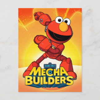Cartão Postal Sesame Street | Mecha Builders Elmo