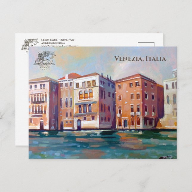 Cartão Postal Sestiere San Marco | Veneza, Itália (Frente/Verso)