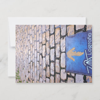 Cartão Postal Seta amarela