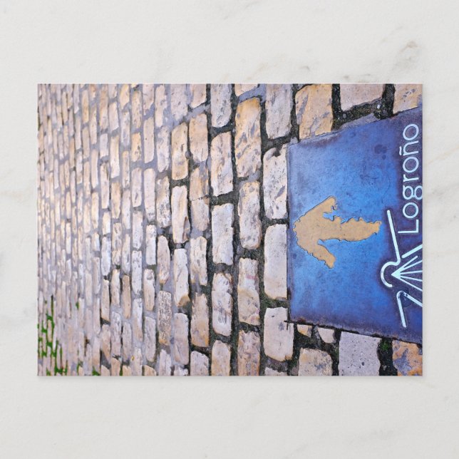 Cartão Postal Seta amarela (Frente)