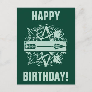 Cartão Postal Seta   Crachá de seta para a cidade de Starling