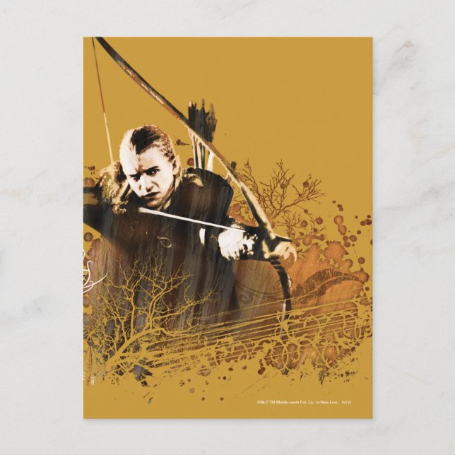 Cartão Postal Seta fotografada LEGOLAS GREENLEAF™ (Frente)