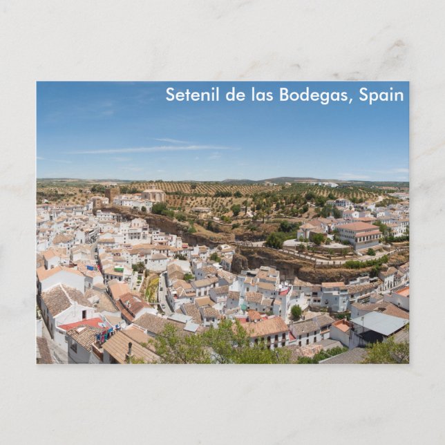 Cartão Postal Setenil de las Bodegas, Spain (Frente)