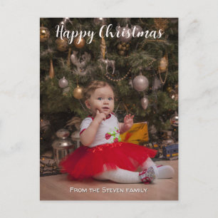 Cartão Postal Seu Cartão-postal de Natal   sua foto