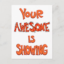 Cartão Postal Seu Incrível está Mostrando - pontos