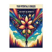 Seu potencial é Infinito Saia e Mostre-o