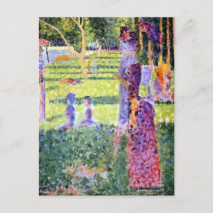 Cartão Postal Seurat: O Casal