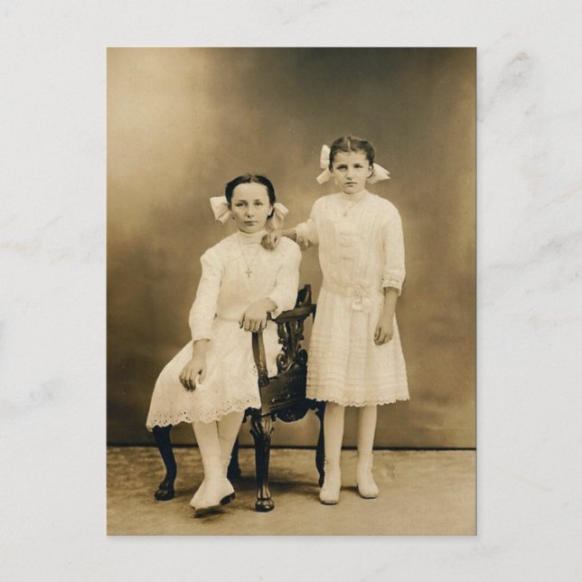 Cartão Postal Severa & Catherine LAHR, cerca de 1910 (Frente)