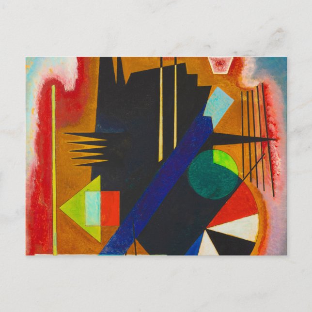 Cartão Postal Several Points, 1925 by Wassily Kandinsky (Frente)