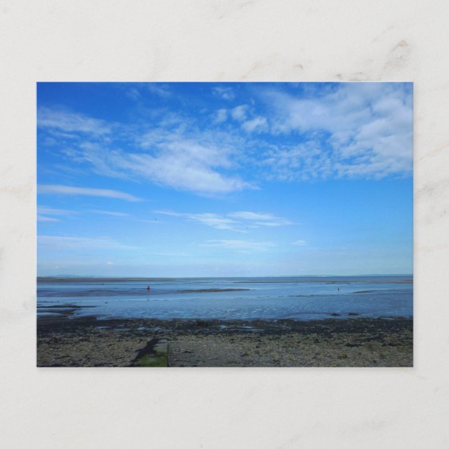 Cartão Postal Severn Estestuário em Penarth (Frente)