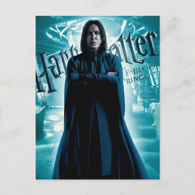 Cartão Postal Severus Snape HPE6 1 (Frente)