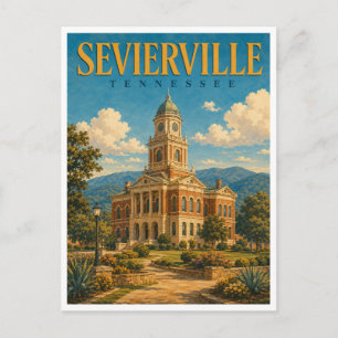 Cartão Postal Sevierville Tennessee Tribunal GeoSaga