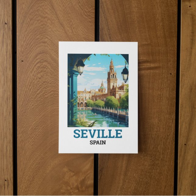Cartão Postal Sevilha Beleza Eterno da Andaluzia (stunning sevilla spain andalusia postcard)