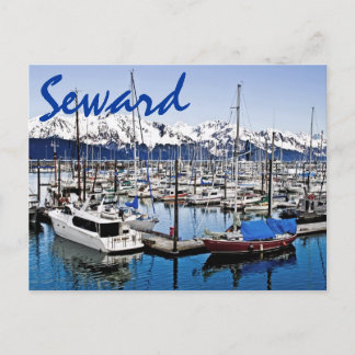 Cartão Postal Seward, Alaska, E.U.A.
