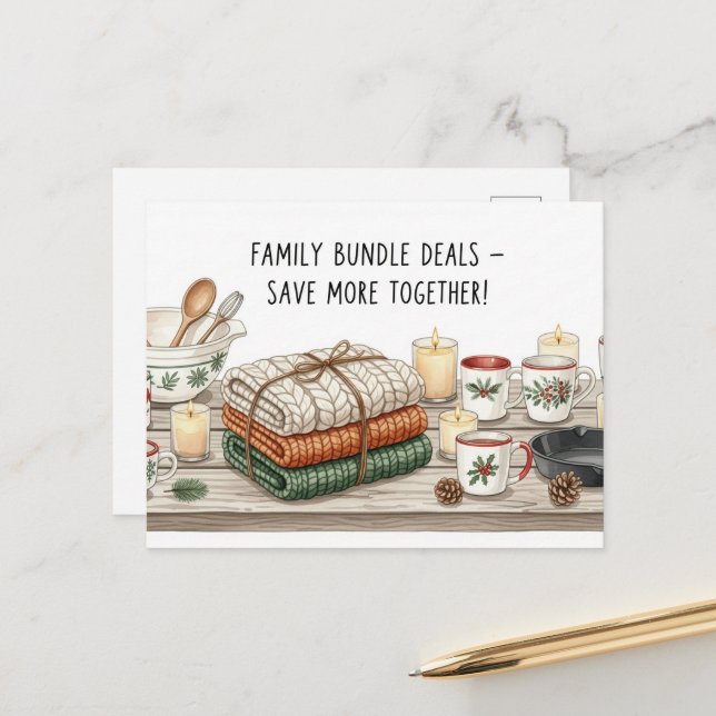 Cartão Postal Sexta-feira negra (Frente/Verso In Situ)