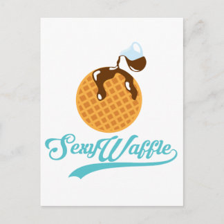 Cartão Postal Sexy Waffle Poster