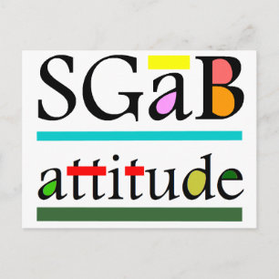 Cartão Postal Sgab atitude