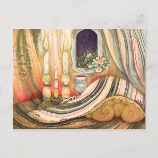 Cartão Postal Shabbat (Frente)