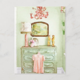 Cartão Postal Shabby Bedroom