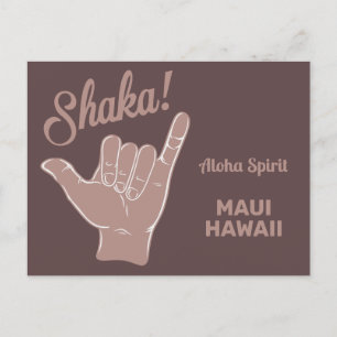 Cartão Postal Shaka de Localização Personalizada