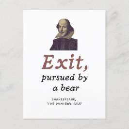 Cartão Postal Shakespeare Romeu e Julieta Engraçada Engraçada