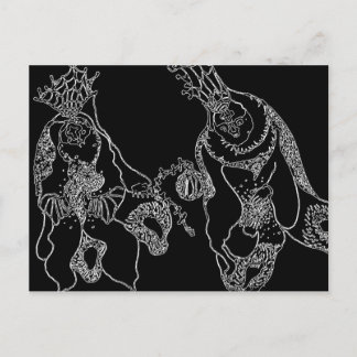 Cartão Postal Shamans b+w