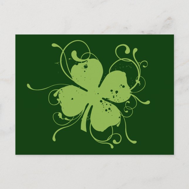 Cartão Postal Shamrock (Frente)