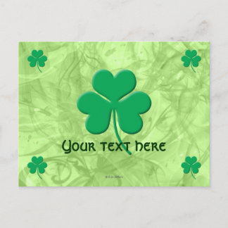 Cartão Postal Shamrock