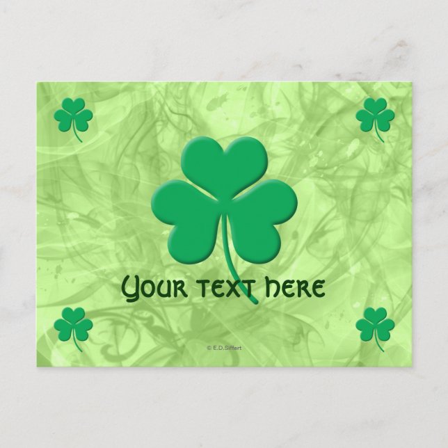 Cartão Postal Shamrock (Frente)