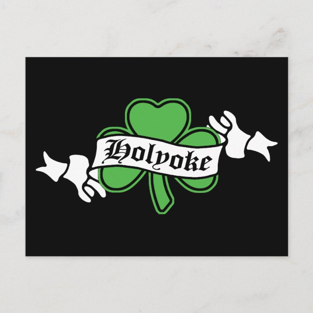 Cartão Postal shamrock-holyoke (Frente)