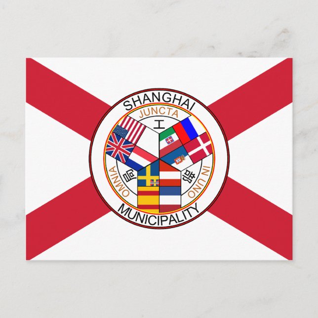 Cartão Postal Shanghai International Settlement, China (Frente)