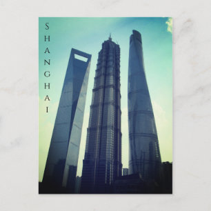 Cartão Postal shanghai tower china
