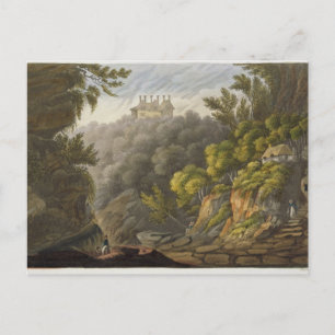 Cartão Postal Shanklin Chine, do Ilustro da Ilha de Peso