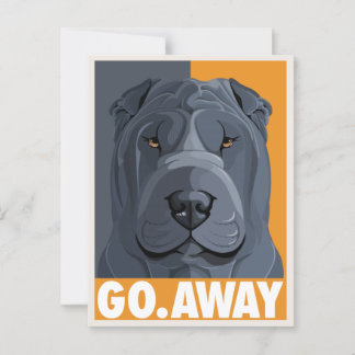 Cartão Postal Shar Pei Sai