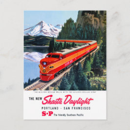 Cartão Postal Shasta Luz do Dia Portland San Francisco Cartaz