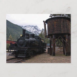 Cartão Postal Shay Locomotive e Torre
